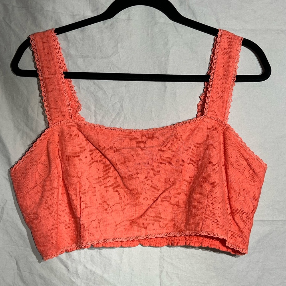 American Eagle Outfitters Coral Top